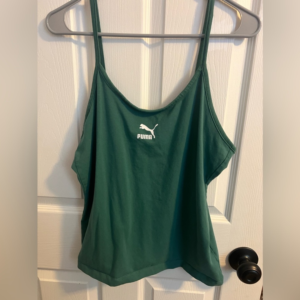 Puma teal tank top